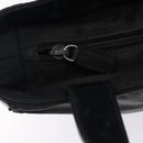 PRADA Hand Bag Nylon Black Silver Auth 132013-10