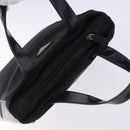 PRADA Hand Bag Nylon Black Silver Auth 132013-6