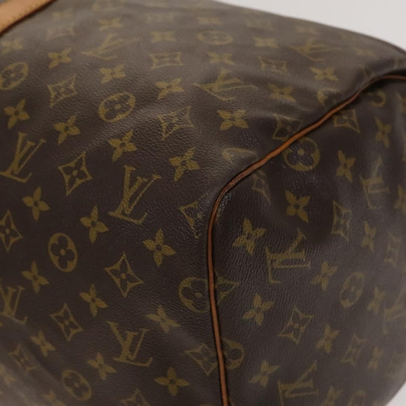 LOUIS VUITTON Monogram Keepall 55 Boston Bag M41424 LV Auth 132031