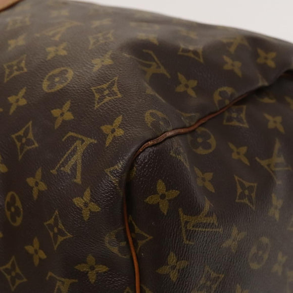 LOUIS VUITTON Monogram Keepall 55 Boston Bag M41424 LV Auth 132031