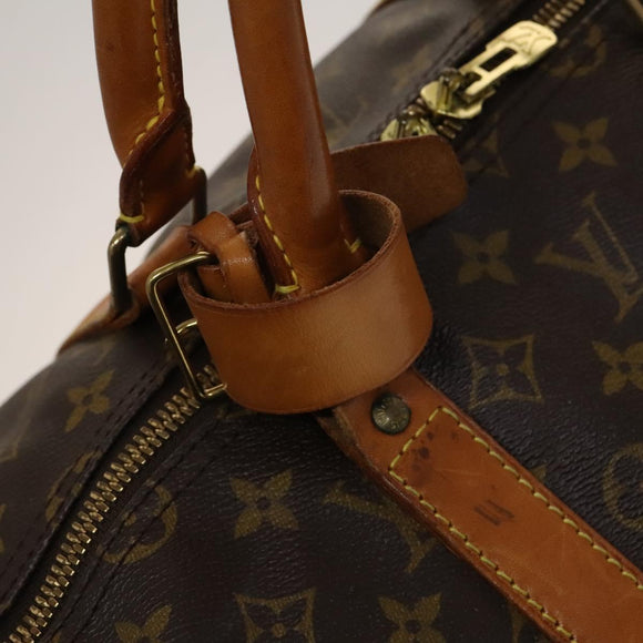 LOUIS VUITTON Monogram Keepall 55 Boston Bag M41424 LV Auth 132031