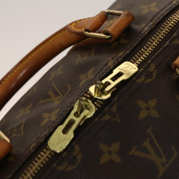 LOUIS VUITTON Monogram Keepall 55 Boston Bag M41424 LV Auth 132031