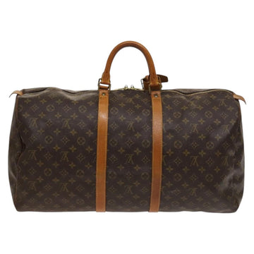 LOUIS VUITTON Monogram Keepall 55 Boston Bag M41424 LV Auth 132031 - 0