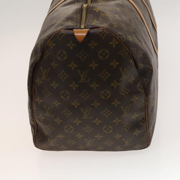 LOUIS VUITTON Monogram Keepall 55 Boston Bag M41424 LV Auth 132031