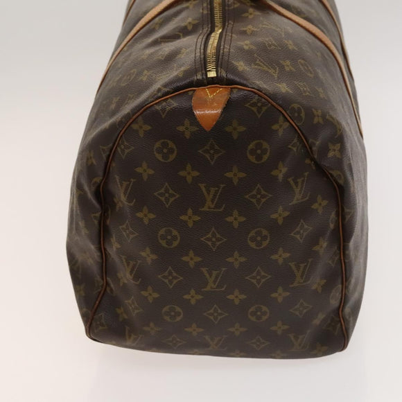 LOUIS VUITTON Monogram Keepall 55 Boston Bag M41424 LV Auth 132031