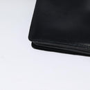 CELINE Shoulder Bag Leather Navy Gold Auth 132033-12