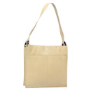 GUCCI Shoulder Bag Leather Beige Gold 001 3444 1801 Auth 132039-1