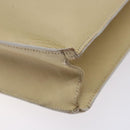 GUCCI Shoulder Bag Leather Beige Gold 001 3444 1801 Auth 132039-16