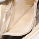 GUCCI Shoulder Bag Leather Beige Gold 001 3444 1801 Auth 132039-21