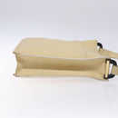 GUCCI Shoulder Bag Leather Beige Gold 001 3444 1801 Auth 132039-3
