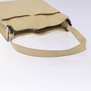 GUCCI Shoulder Bag Leather Beige Gold 001 3444 1801 Auth 132039-7