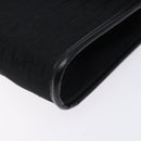 Christian Dior Trotter Canvas Chain Shoulder Bag Black Gold Auth 132040-9