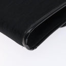 Christian Dior Trotter Canvas Chain Shoulder Bag Black Gold Auth 132040-15