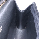 Christian Dior Trotter Canvas Chain Shoulder Bag Black Gold Auth 132040-18