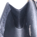 Christian Dior Trotter Canvas Chain Shoulder Bag Black Gold Auth 132040-19