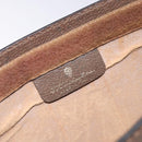 GUCCI GG Supreme Web Sherry Line Clutch Bag PVC Beige 001 014 2125 Auth 132048-12