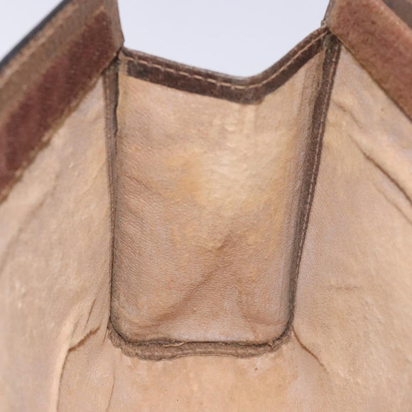 GUCCI GG Supreme Web Sherry Line Clutch Bag PVC Beige 001 014 2125 Auth 132048