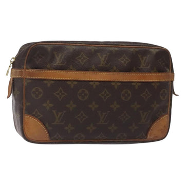 LOUIS VUITTON Monogram Compiegne 28 Clutch Bag M51845 LV Auth 132051