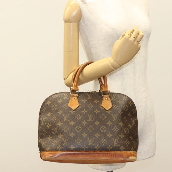 LOUIS VUITTON Monogram Alma Hand Bag M51130 LV Auth 132052