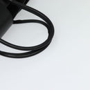 MCM Logogram Vicetos Hand Bag PVC Black Gold Auth 132056-7