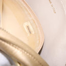 CHANEL Matelasse COCO Mark Chain Shoulder Bag Lamb Skin Gold CC Auth 132059-12