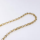 CHANEL Matelasse COCO Mark Chain Shoulder Bag Lamb Skin Gold CC Auth 132059-8