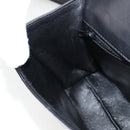 CHANEL Matelasse Shoulder Bag Lamb Skin Black Gold CC Auth 132061V-20