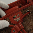 MCM Logogram Vicetos Shoulder Bag Canvas 2way Brown Gold Auth 132068-17