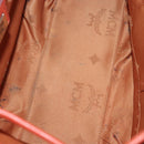 MCM Logogram Vicetos Shoulder Bag Canvas 2way Brown Gold Auth 132068-11