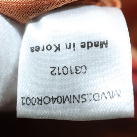 MCM Logogram Vicetos Shoulder Bag Canvas 2way Brown Gold Auth 132068