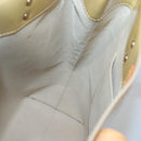 LOUIS VUITTON Monogram Vernis Reade MM Hand Bag Beige M91141 LV Auth 132069-19