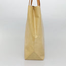 LOUIS VUITTON Monogram Vernis Reade MM Hand Bag Beige M91141 LV Auth 132069-4