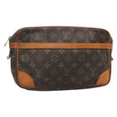 LOUIS VUITTON Monogram Compiegne 28 Clutch Bag M51845 LV Auth 132072-1