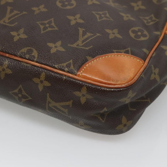 LOUIS VUITTON Monogram Compiegne 28 Clutch Bag M51845 LV Auth 132072