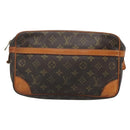 LOUIS VUITTON Monogram Compiegne 28 Clutch Bag M51845 LV Auth 132072-13