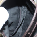 FENDI Zucca Canvas Accessory Pouch Black Brown Auth 132073-11