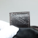 FENDI Zucca Canvas Accessory Pouch Black Brown Auth 132073-12