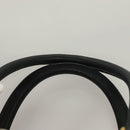 GUCCI GG Supreme Sherry Line Hand Bag PVC Navy Gold Red Auth 132074-14