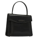 GIVENCHY Hand Bag Leather Black Auth 132077-1
