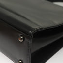 GIVENCHY Hand Bag Leather Black Auth 132077-13