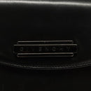GIVENCHY Hand Bag Leather Black Auth 132077-14