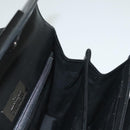 GIVENCHY Hand Bag Leather Black Auth 132077-18