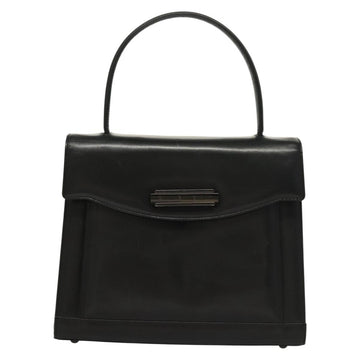 GIVENCHY Hand Bag Leather Black Auth 132077 - 0