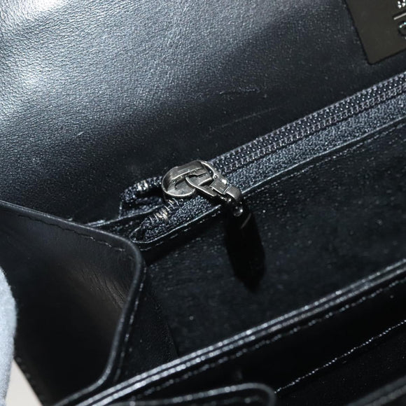 GIVENCHY Hand Bag Leather Black Auth 132077