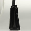 GIVENCHY Hand Bag Leather Black Auth 132077-5