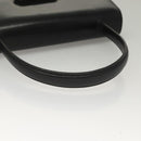 GIVENCHY Hand Bag Leather Black Auth 132077-7