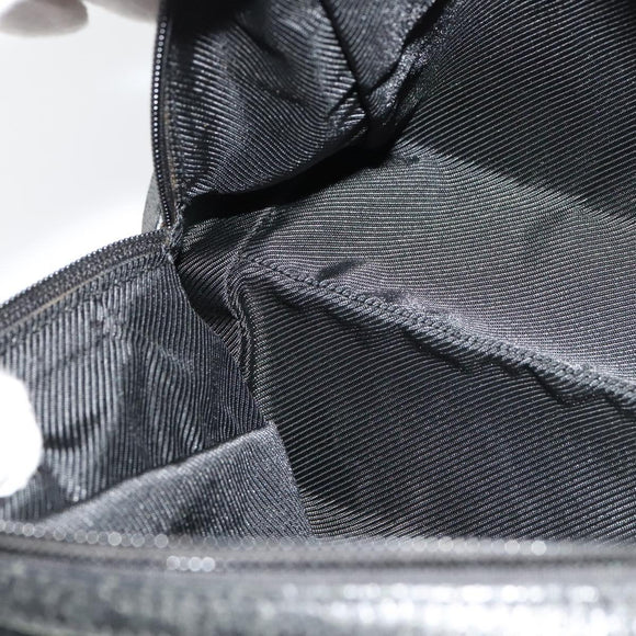 GUCCI GG Canvas Hand Bag Black 124542 Auth 132081