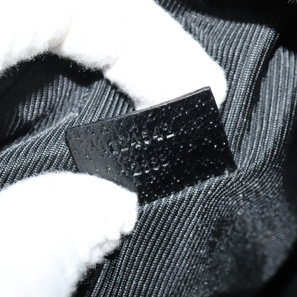 GUCCI GG Canvas Hand Bag Black 124542 Auth 132081