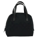 GUCCI GG Canvas Hand Bag Black 124542 Auth 132081-13