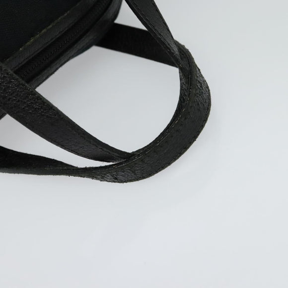 GUCCI GG Canvas Hand Bag Black 124542 Auth 132081